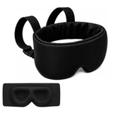 Alaska Bear Airplane Sleep Mask with Headrest Strap