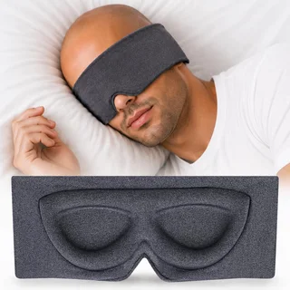 Alaska Bear Pull-On Band Sleep Mask