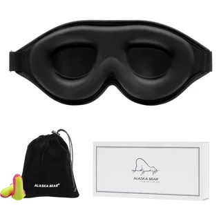 Alaska Bear Contoured Sleep Mask with Deep Eye Cups